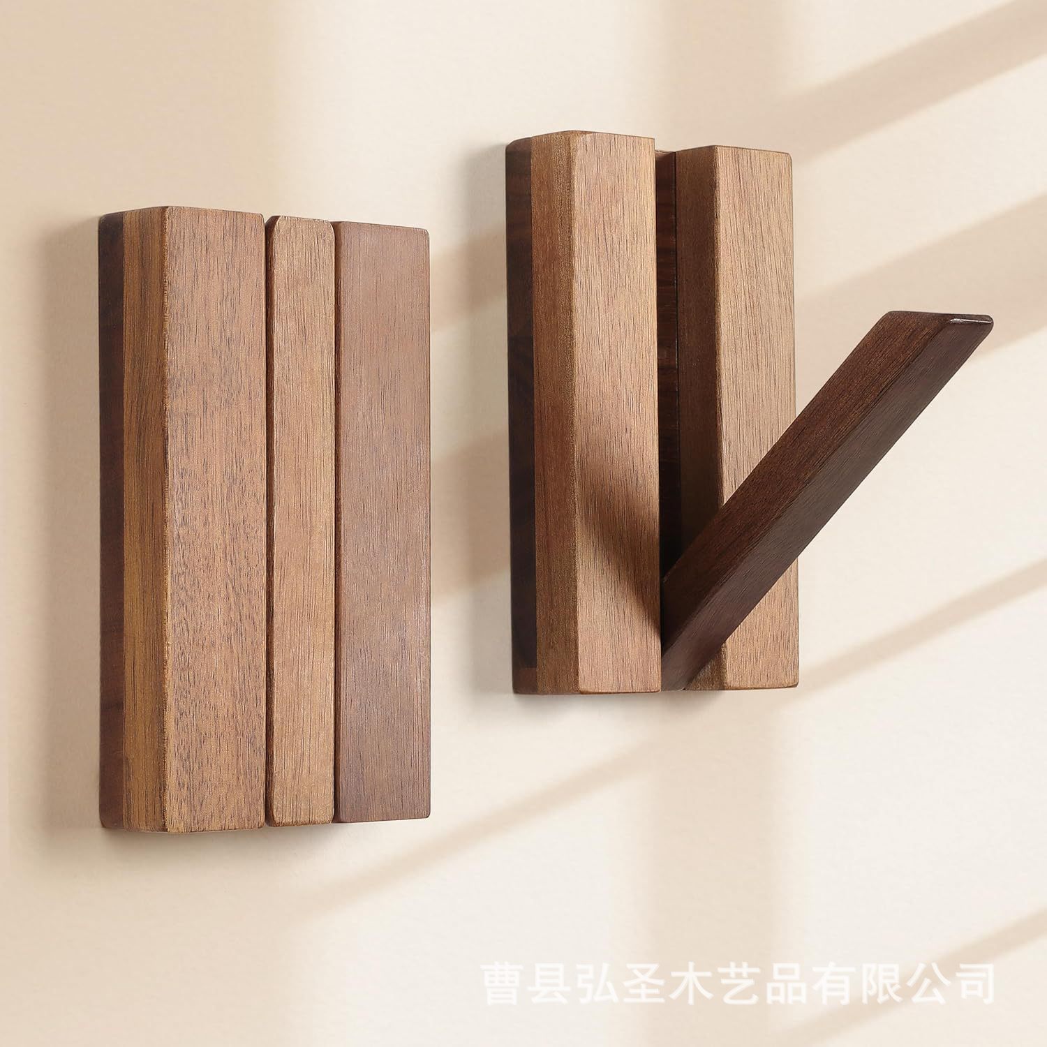 实木钢琴键挂钩免打孔墙上创意玄关挂衣钩入户门新创意门后挂衣架