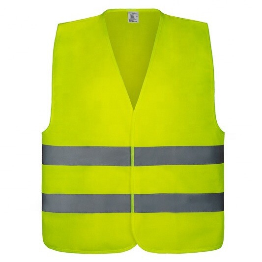Basic Reflective Vest High Visibility 120g Polyester Material Reflective Clothing Reflective Vest Reflective Vest