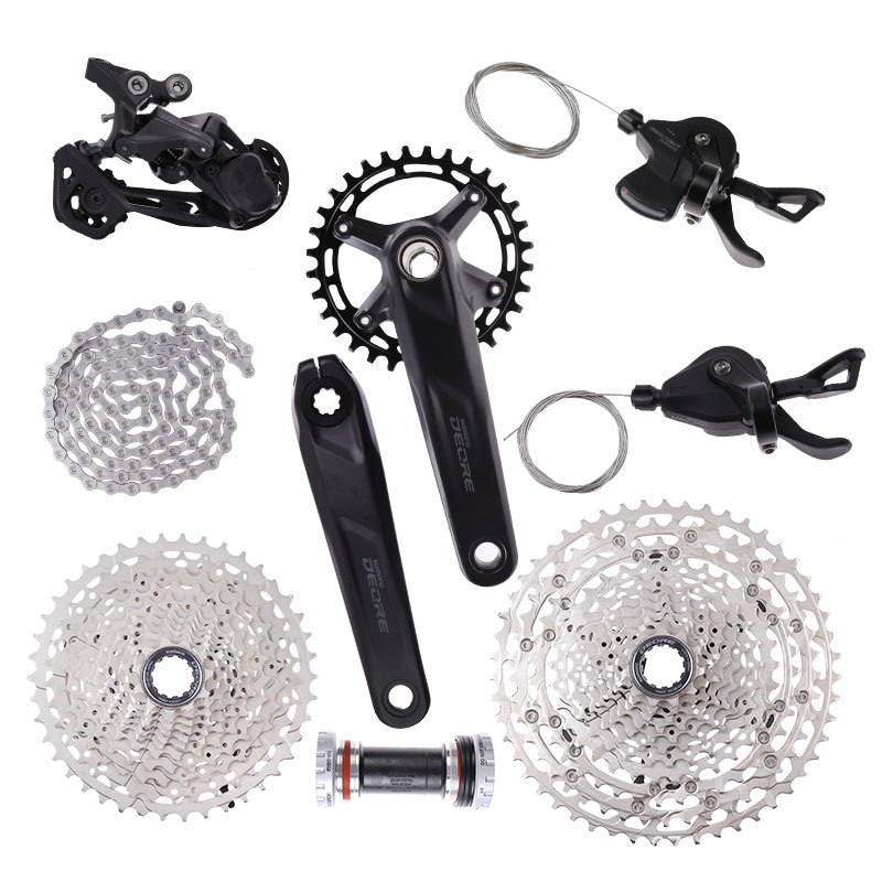 Shimano bicicleta de montaña 1*11 kit de transmisión de velocidad M5100 volante dedo dial trasero placa de diente