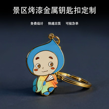 拼豆金属钥匙扣定制创意烤漆钥匙链挂件企业配件马年锌合金钥匙链