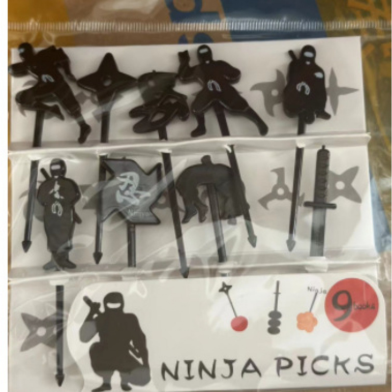 Japón hogar dibujos animados horquilla de fruta creativa para niños animales lindos horquilla de fruta de plástico set Bento stick