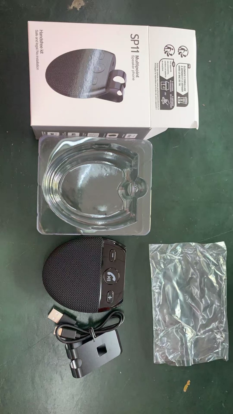 Cross-Border New Sp11 Car Bluetooth Hands-Free Automatic Switching Siri Voice Control Sun Visor Car Hands-Free