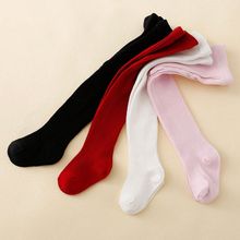 儿童连裤袜春秋新款涤纶细坑条宝宝打底连裤袜婴儿袜裤跨境亚马逊