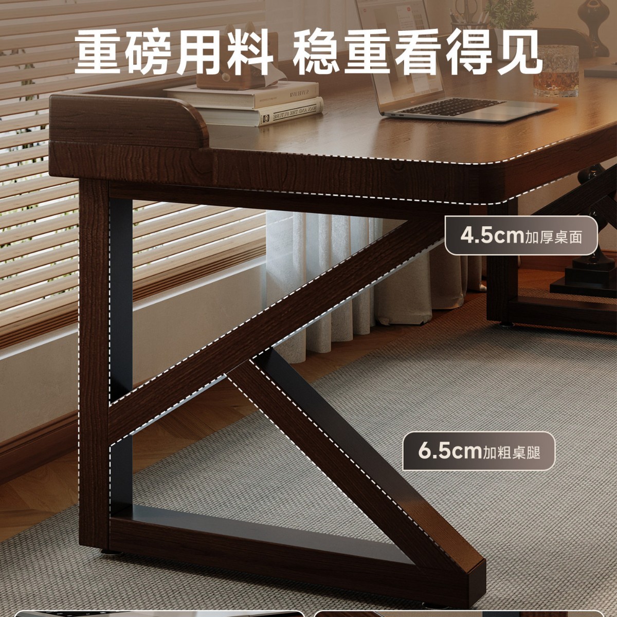 Mesa de madera sólida sofá trasera mesa larga mesa de oficina doméstica mesa de estudio dormitorio mesa de computadora simple mesa de trabajo