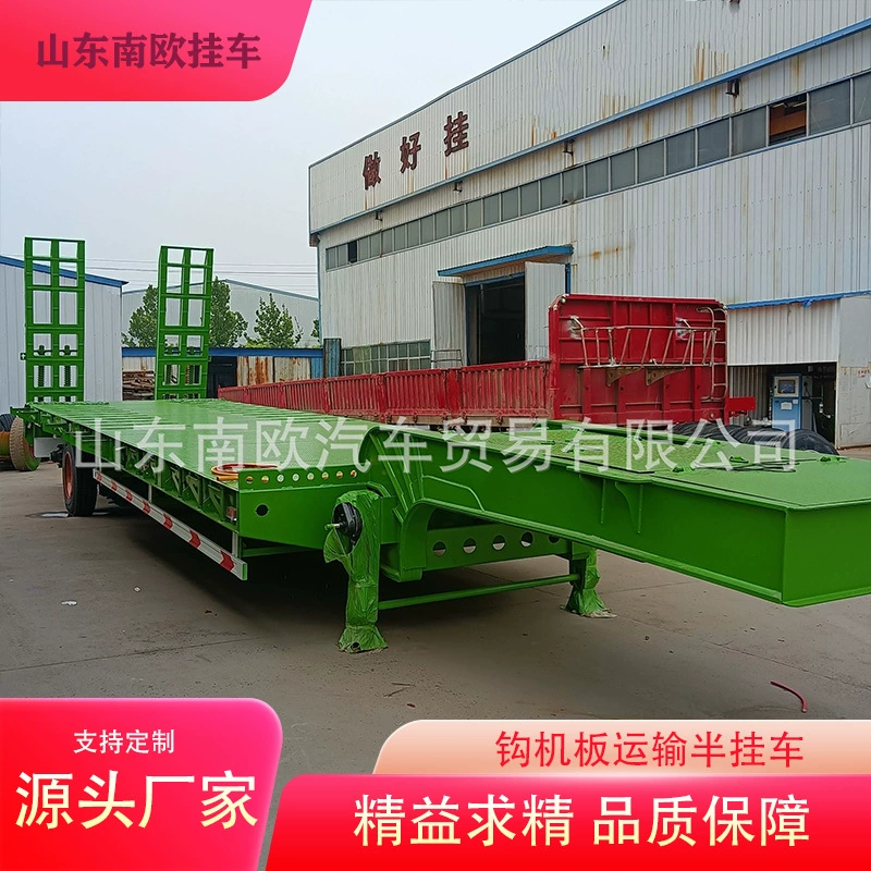 Многоосный низкорамный полуприцеп, специальный полуприцеп, 13.75m грузовик с низкорамным полуприцепом для перевозки крупногабаритных грузов