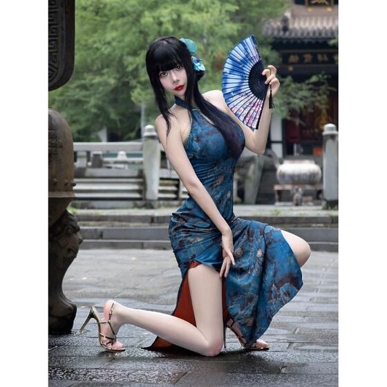New Chinese Style National Style Cheongsam dress Children's Summer 2025 New Royal Sister Style Waistline Elegant Dress