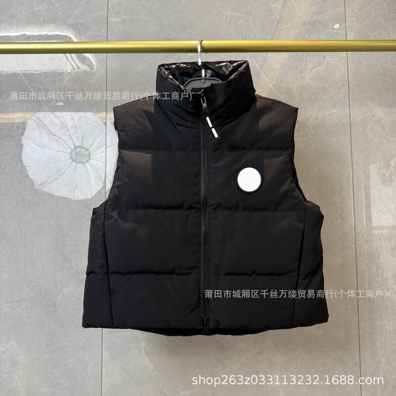 Cross-Border Dage 2267Wb Lightweight Stand-Collar Versatile Warm High-End Women's Short down Vest Casual Gilet Cross-Border Dage 2267Wb Lightweight Stand-Collar Versatile Warm High-End Women's Short down Vest Casual Gilet