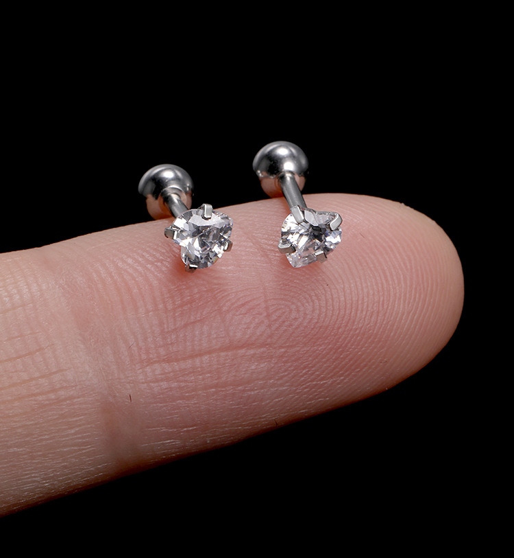 Classic Flower Stud Earrings for Women - Simple Daisy Diamond Ear Bone All-match Fashionable Auricle Earrings detail image 12