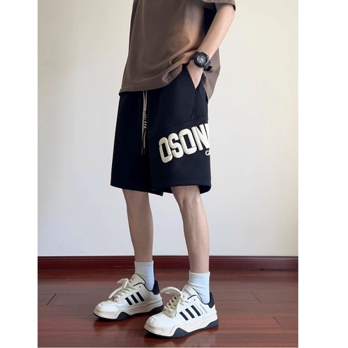 American sport shorts for men and women, loose casual five-pocket pants, summer black basketball pants, fashionable new stylish versatile