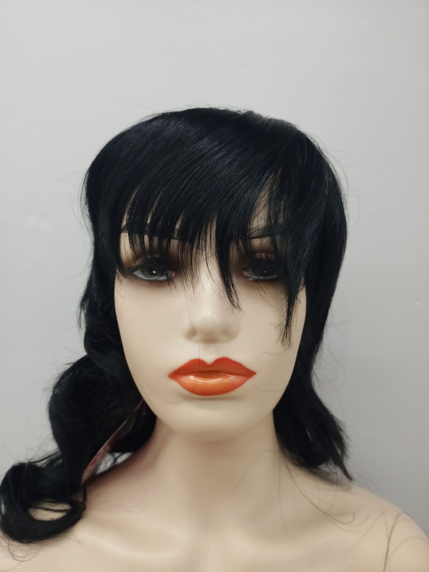 Fabricante al por mayor fibra química peluca fibra química de alta temperatura fibra química completa cubierta de cabeza