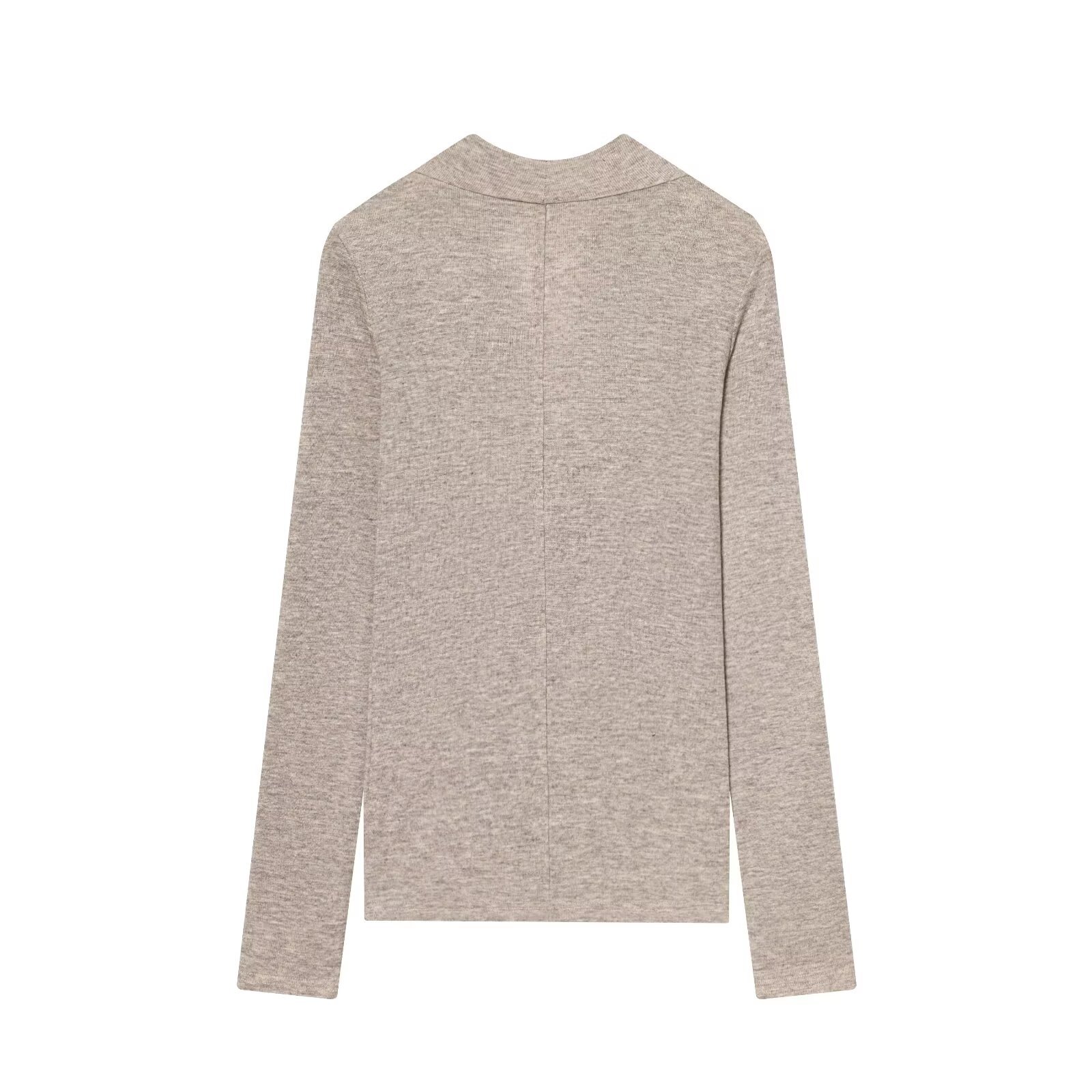 ng2510292 Cross-border European And American Women's Clothing, Popular On , Lyocell Draped T-shirt_ecoleips.com