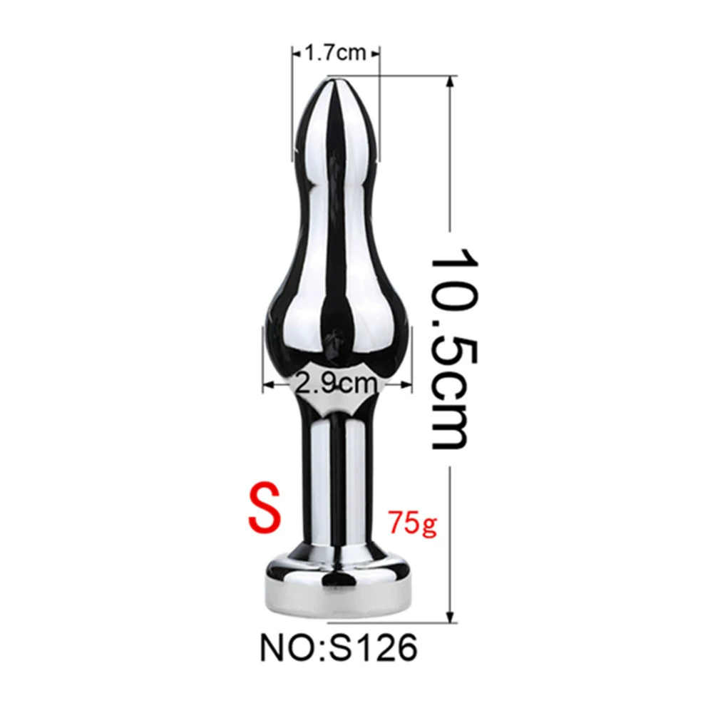 Detachable Anal Plug Heads, Silicone & Metal Options, Multiple Shapes and Sizes