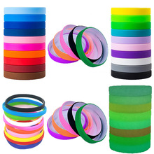 现货批发无字纯色光圈手腕带粉丝喷油夜光活动成人简约款硅胶手环