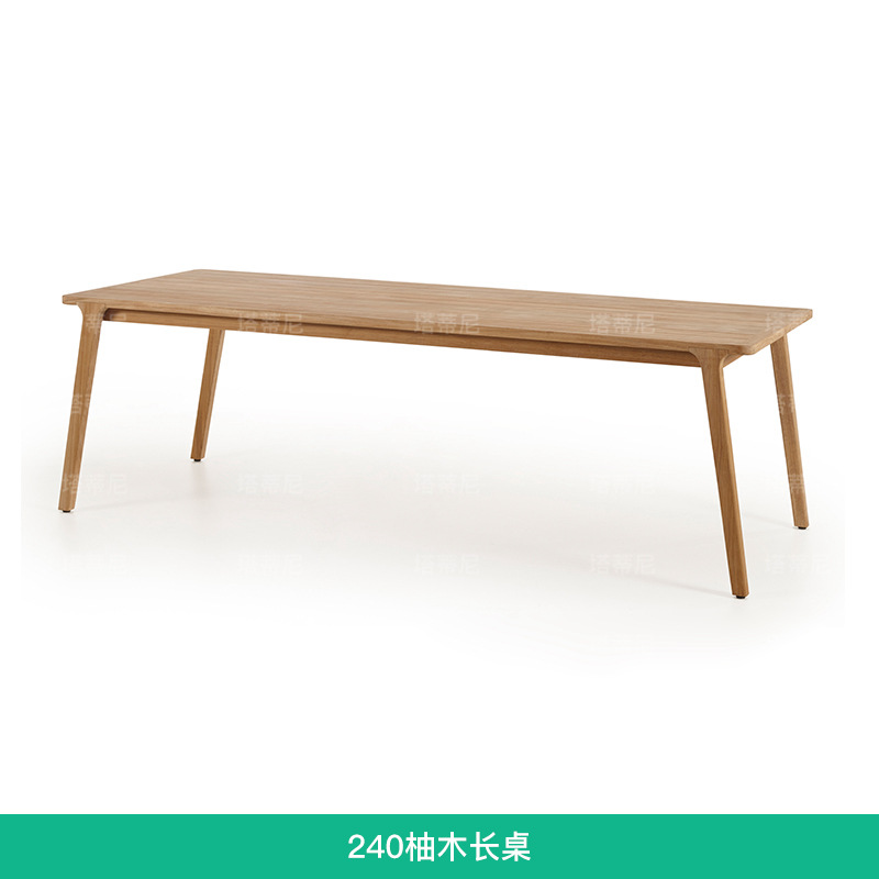 Mesas y sillas para exteriores, balcón de patio de villa, muebles de teca y ratán, terraza acristalada, jardín exterior, juego de sillas de ratán de madera maciza. image 10