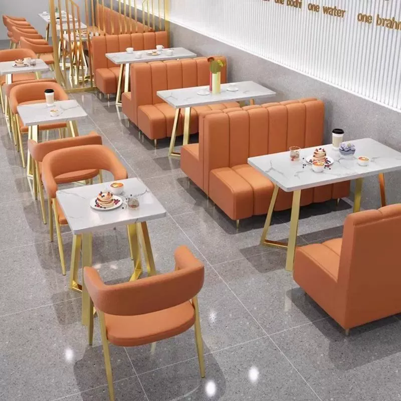 Известный в интернете магазин десертов с молочным чаем, кофе, бургеры, закуски, барбекю, западный ресторан, книжный бар, настенный диван, стол и набор стульев