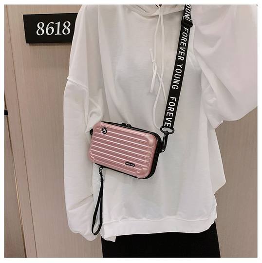 7inch PC Hard Shell Cosmetic Bag Waterproof Toiletries Bag Clutch Travel Storage Bag Diagonal Shoulder Bag Customized LOGO