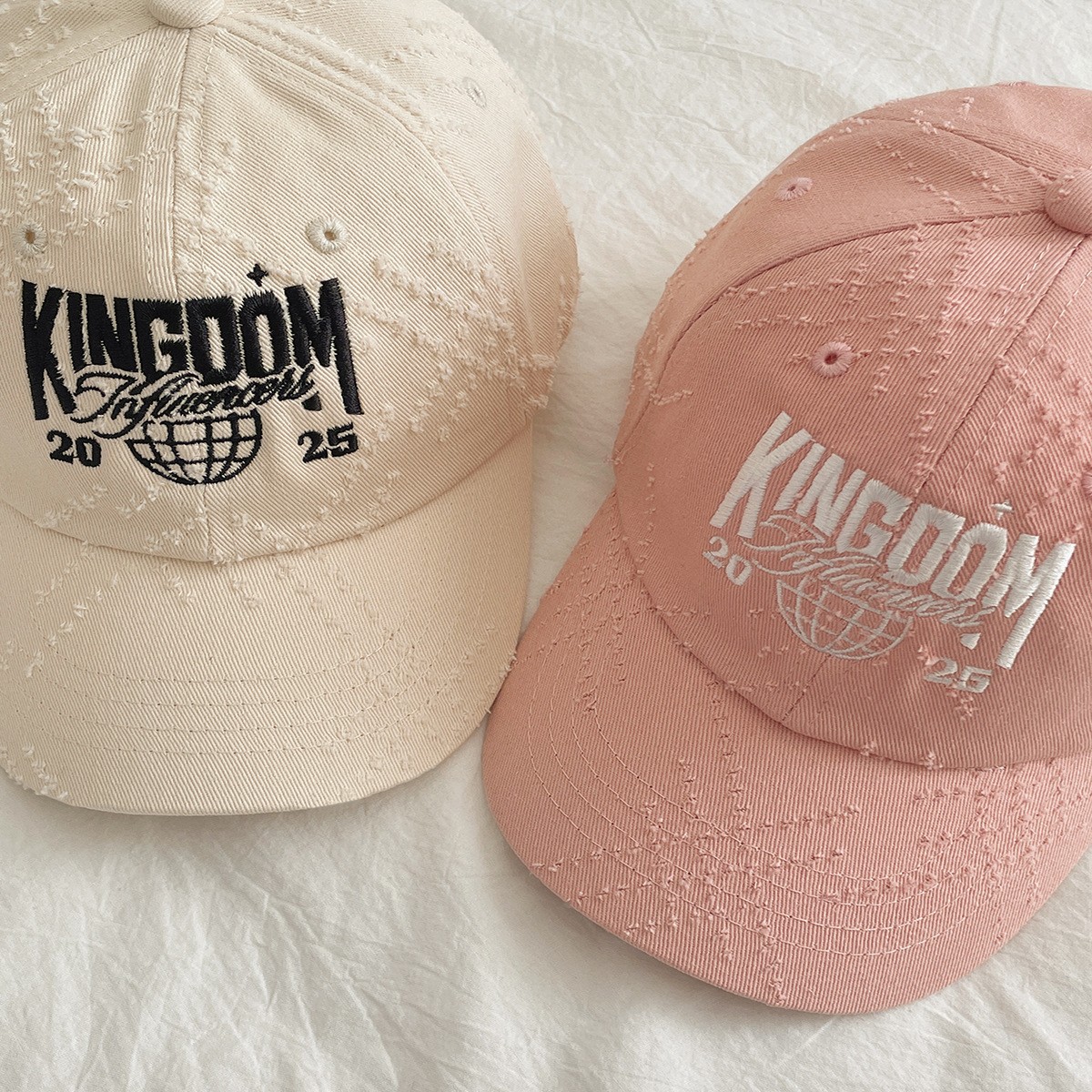 Sombreros infantiles coreanos primavera y otoño bordados letras sombreros de boca de pato para niños sombreros de béisbol para niñas sombreros sombreros de sol