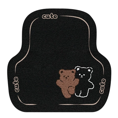 Thickened Universal Peihui – Car Carpet - colored-silk-circle-couple-bear-back-row-1