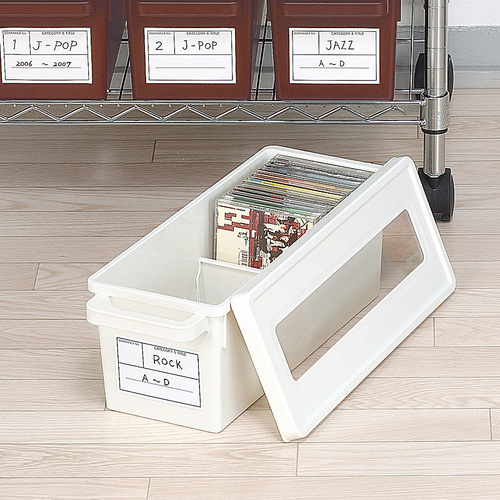 Japan imported household dvd disc cd box disc storage box plastic album game disc storage box rack