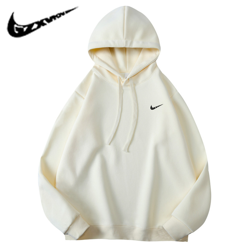 Solid Color Hooded Sweatshirt for Men, Trendy Brand, Heavyweight, Loose Fit, Couple Style, American High Street, Spring and Autumn, Simple Casual Hoodie for Women Solid Color Hooded Sweatshirt for Men, Trendy Brand, Heavyweight, Loose Fit, Couple Style, American High Street, Spring and Autumn, Simple Casual Hoodie for Women