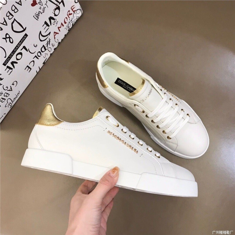 Men's Shoes European Genuine Leather White Sneakers Fashion Casual Shoes Men's Breathable Sports Sneakers New Lace-Up Trendy Shoes