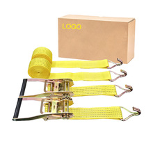 OEM50mm长度定制棘轮拉紧器套装定制彩盒LOGO棘轮系带跨境棘轮带