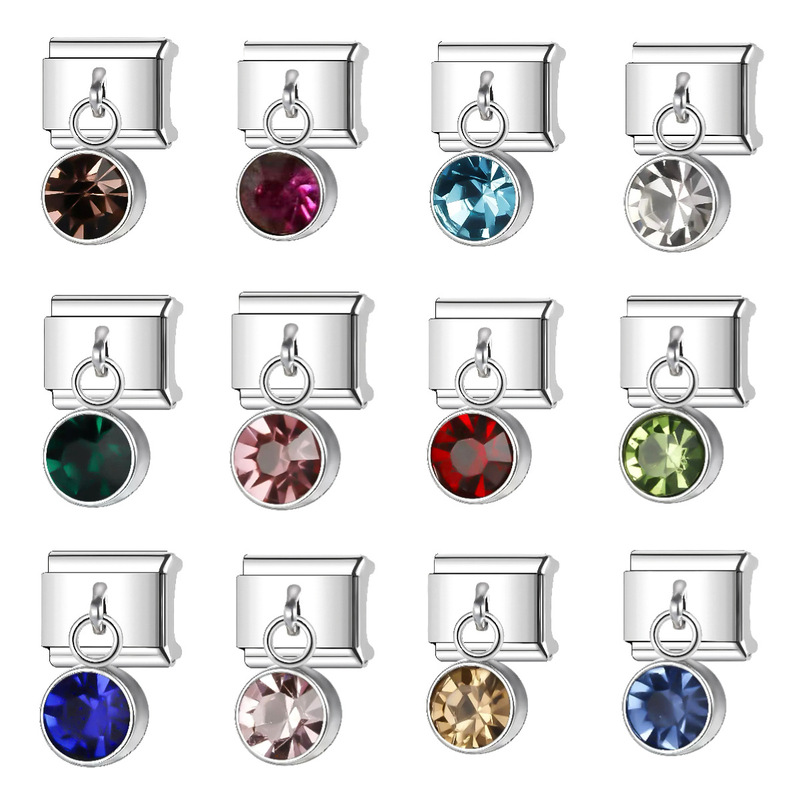 Italian Modular Bracelet DIY Personalized Bracelet Hot-Selling Pendant Wholesale In-Stock Foreign Trade Jewelry Italian Modular Bracelet DIY Personalized Bracelet Hot-Selling Pendant Wholesale In-Stock Foreign Trade Jewelry