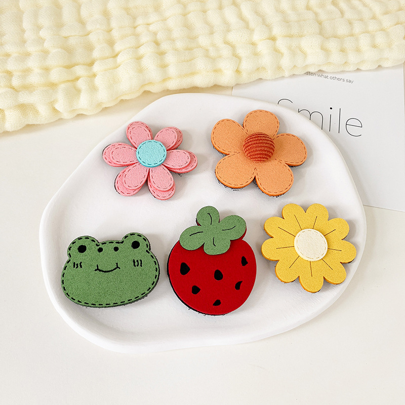 Fruit Velcro Broken Hair Stickers
