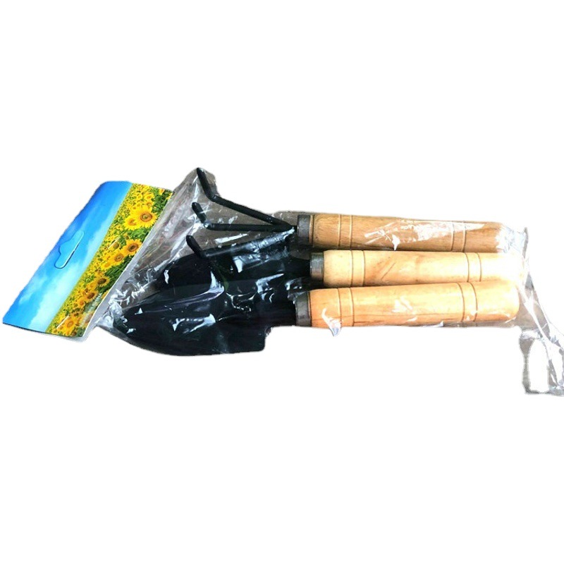 Jardinería pala de tres piezas suculentas jardín flor herramienta de plantación mini pote traje al aire libre manual planta flor plantación