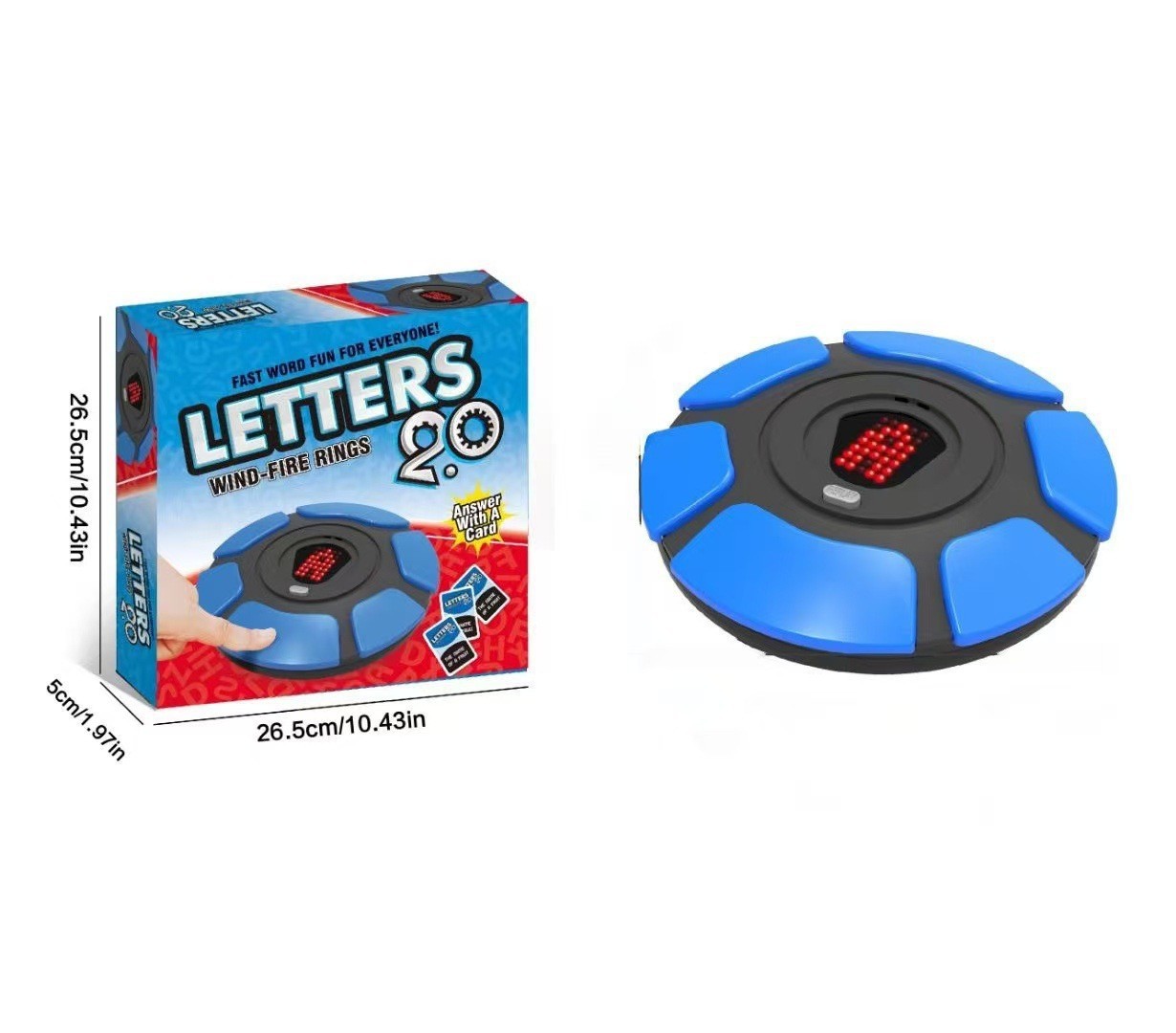 Explosión transfronteriza material ABS loco alfabeto juegos de mesa juegos de mesa interactivos giradiscos juguetes de puzzle para niños image 14