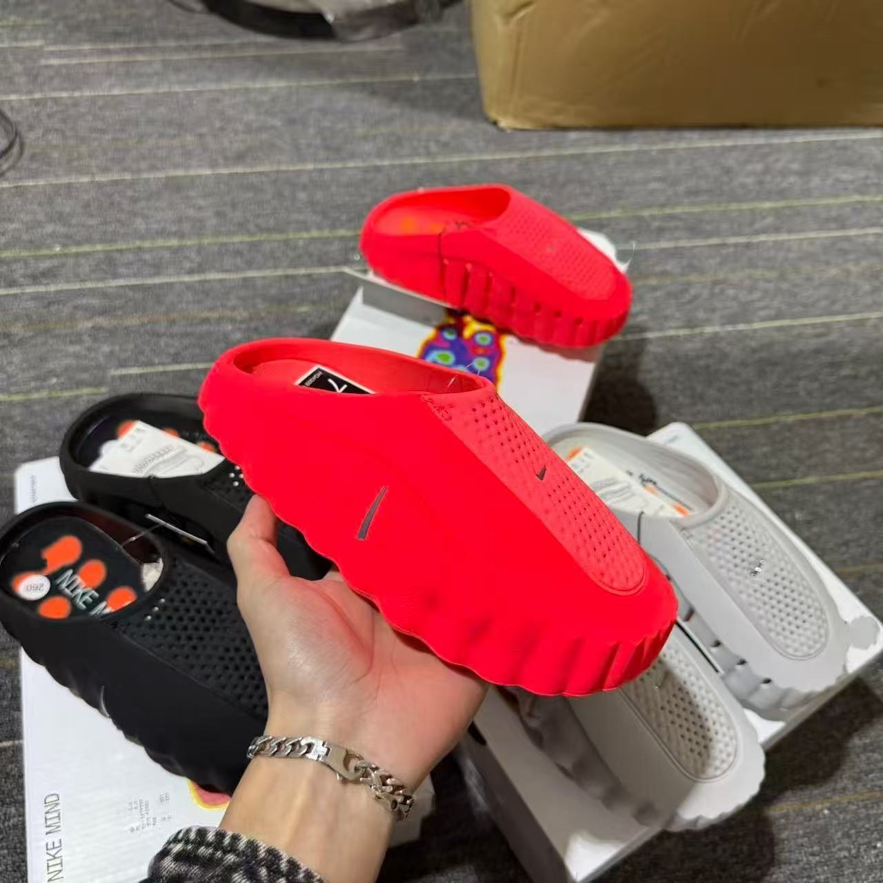 Putian Pure Original Mind001 Unisex Closed-Toe Slippers Breathable Thick-Soled Sports Slippers Outdoor Casual Shoes