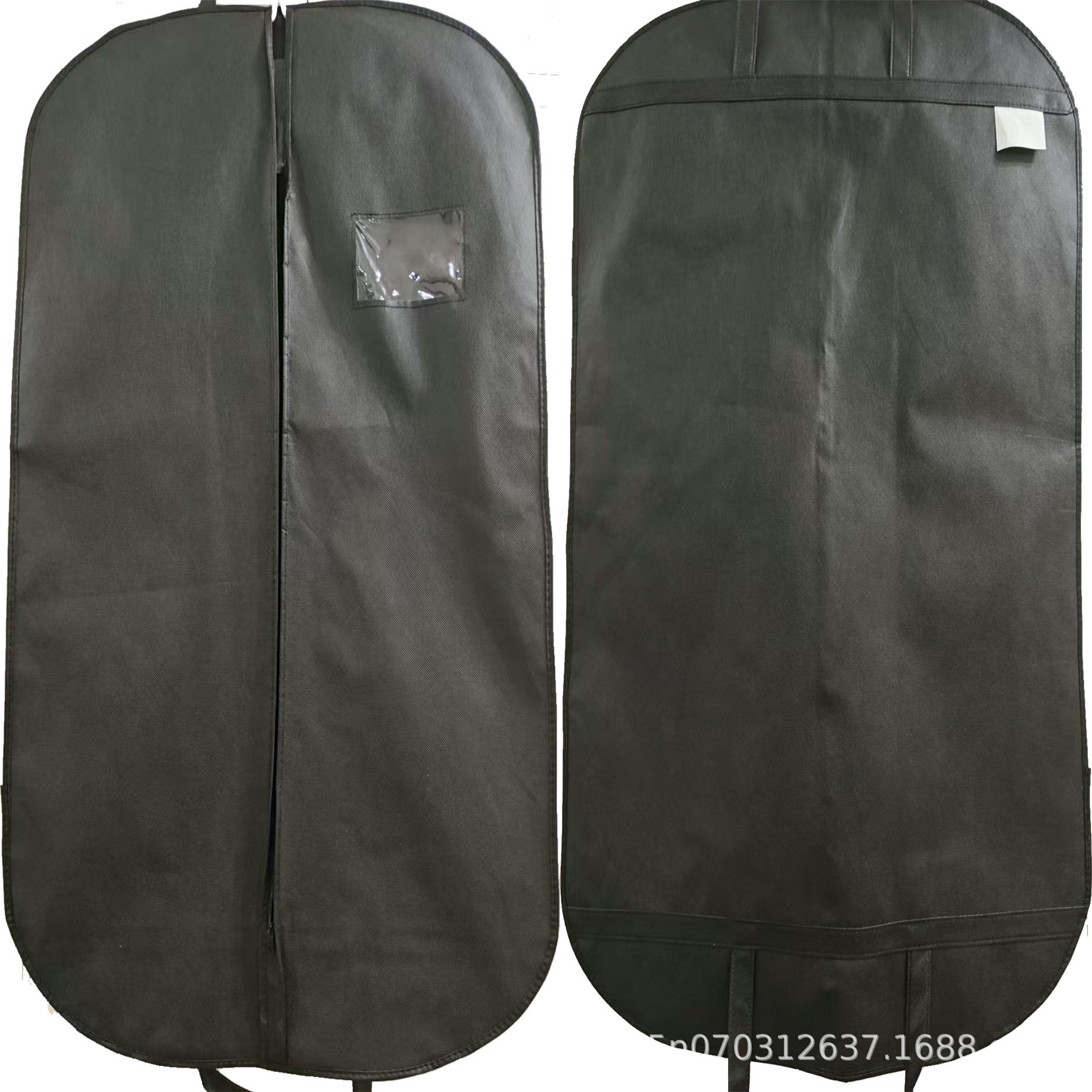 现货无纺布西装袋加厚大容量防尘袋时尚礼服纯色大衣婚纱收纳袋