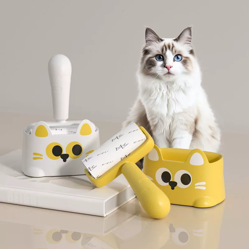 Креативное устройство для удаления ворса с мультяшным рисунком, ролик для удаления ворса для свежего дома, ручное устройство для удаления ворса, отрывное устройство для удаления ворса роликового типа