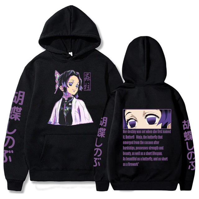 Cross-border Japanese Demon Killer Anime Hoodie Pullover Top Long Sleeve Casual Fashion Sweater