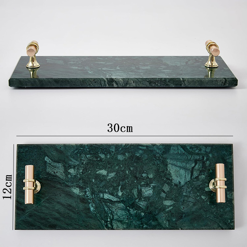 Tirador de lujo ligero verde esmeralda 30*12cm