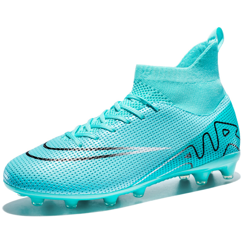 Nuevos zapatos de fútbol profesionales transfronterizos de alto nivel, zapatos de fútbol TF, zapatos de entrenamiento especiales de clavos, zapatos de fútbol para hombres