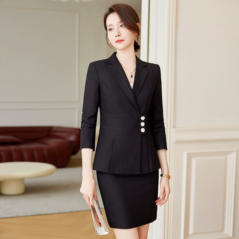 Autumn overall for hotel, classic suit jacket