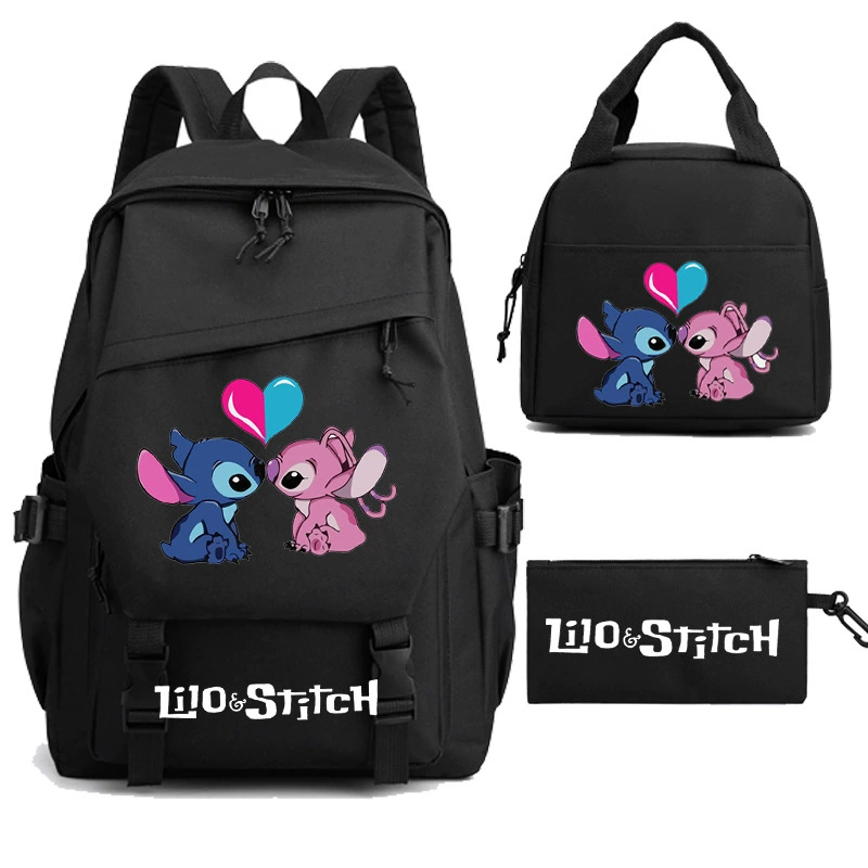 Рюкзак Stitch Star Baby Stidi, сумка для риса и ручка, студенческие сумки, сумки из трёх частей