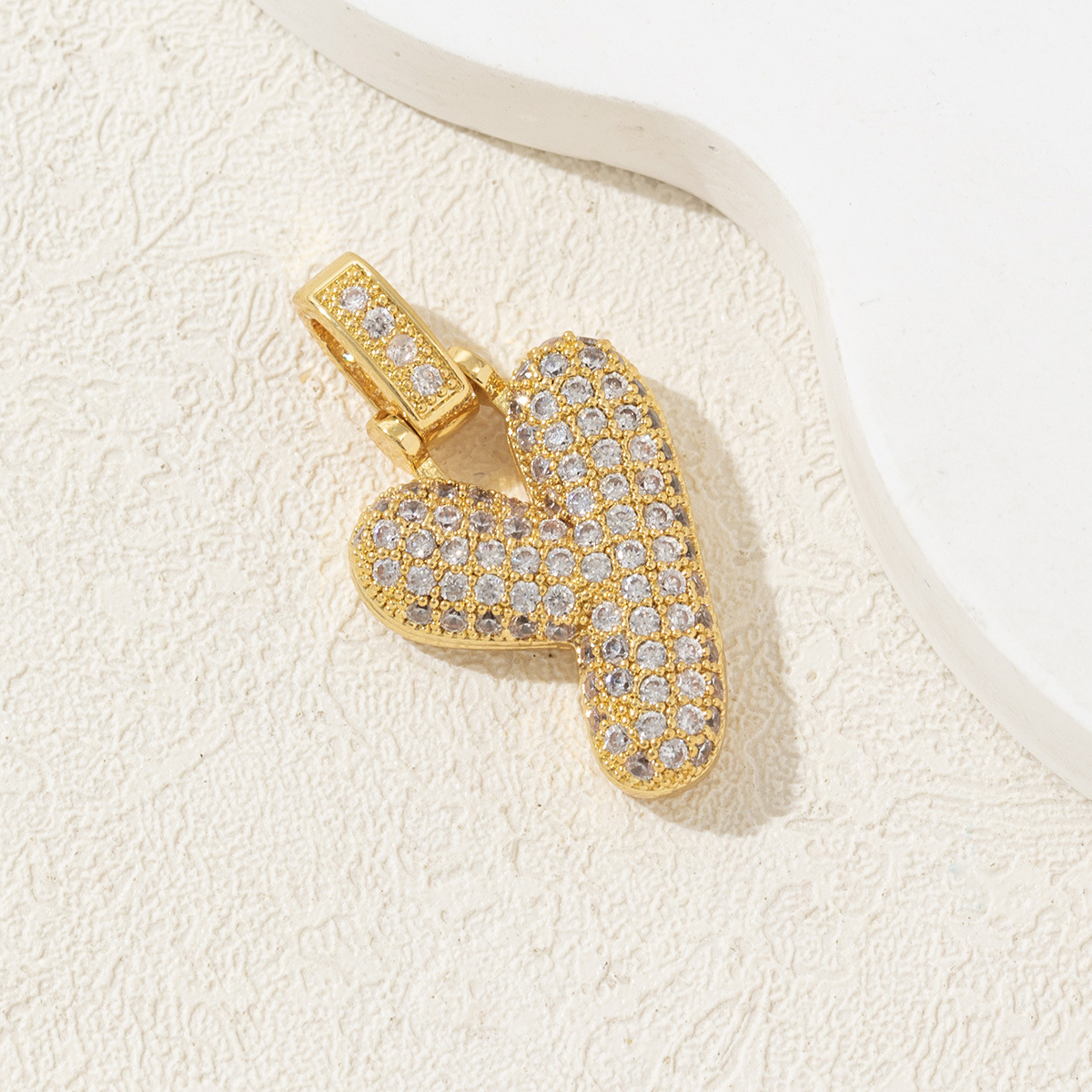 1 Piece Copper Letter Polished Pendant display picture 28