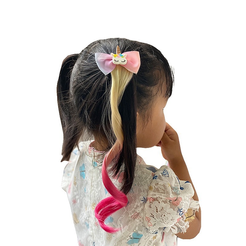 Girl's Cute Sweet Bow Knot Cloth High Temperature Wire Hair Clip display picture 5