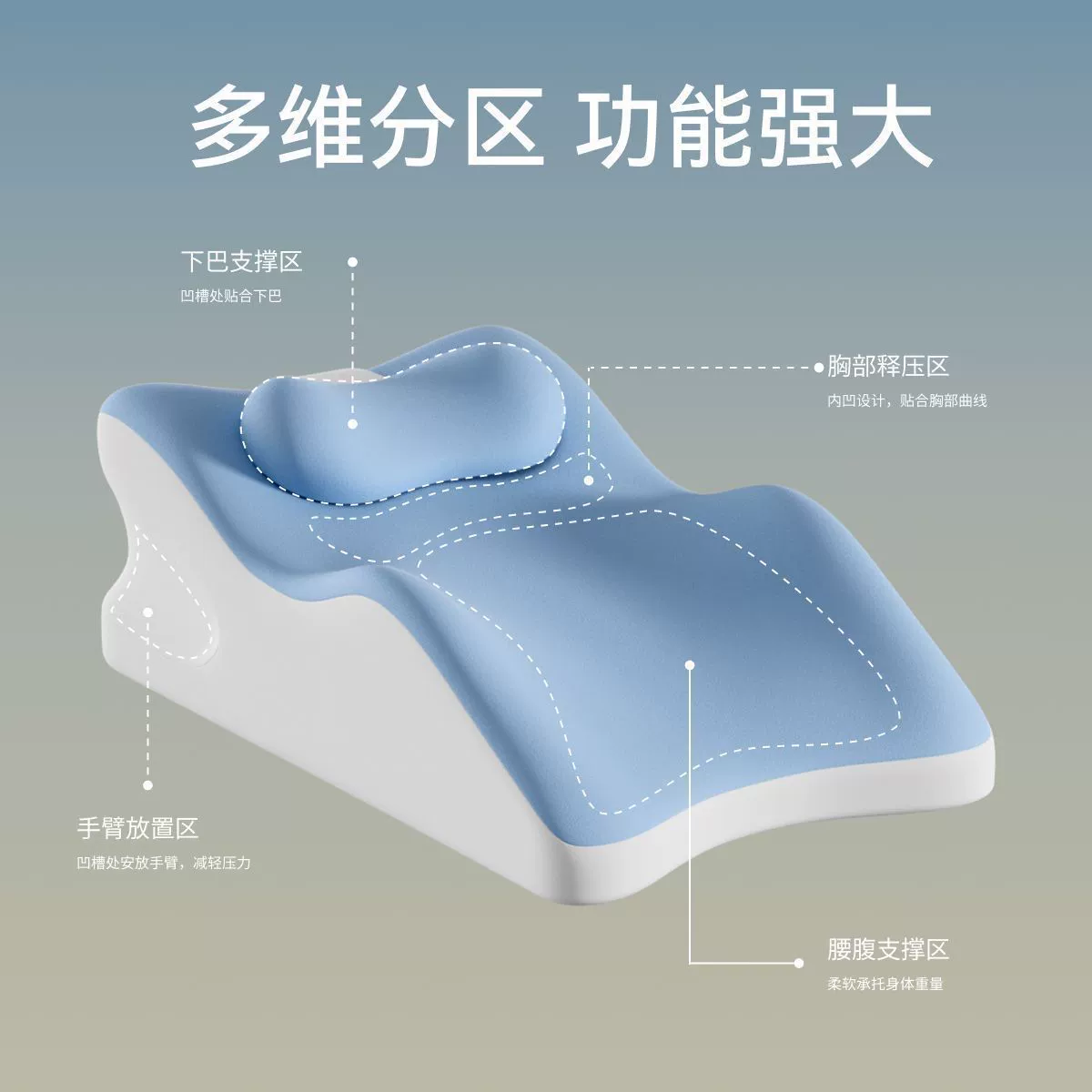 Pillow, mobile phone for sleep, with neck protection