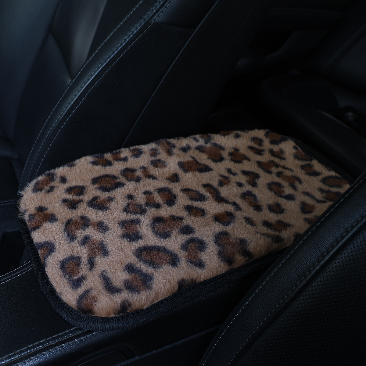 Cross-Border Car Armrest Box Mat Interior Central Armrest Box Protective Pad Faux Rabbit Fur Armrest Cover Protective Pad