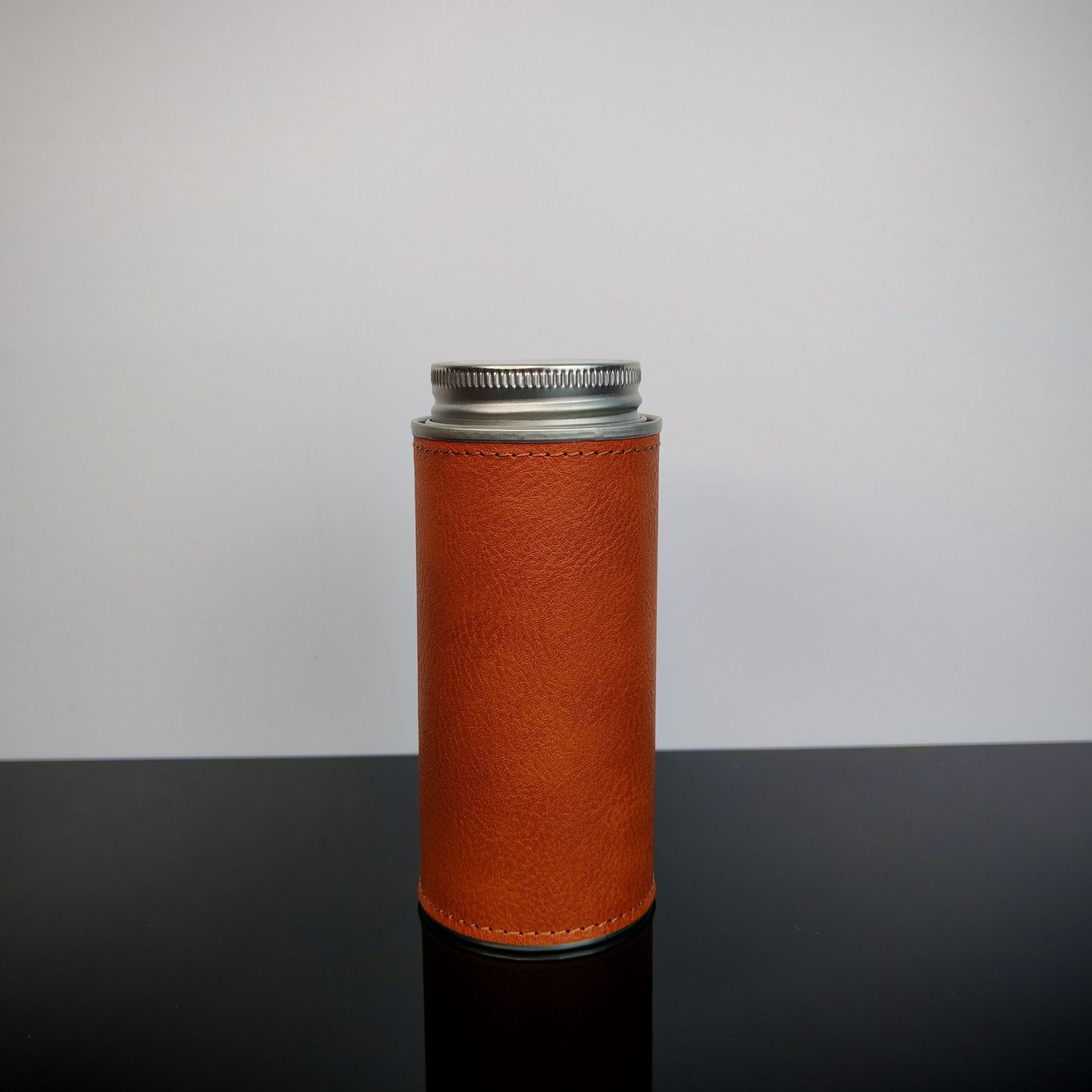 Set de cafetera de lavado de mano, cafetera de café de cuero de alta calidad, caja de regalo de negocios, molinera de frijoles de mano