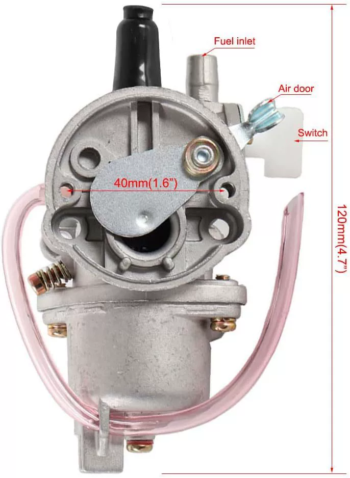 43cc 47cc 49cc Карбюратор PZ13 13mm 44-6 Карбюратор для двухтактного
