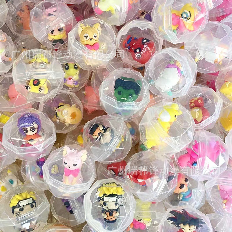 45mm torcer huevo torcer bola juguetes de dibujos animados muñecas torcer huevo torcer juguetes torcer huevo torcer actividades de jardín de infantes