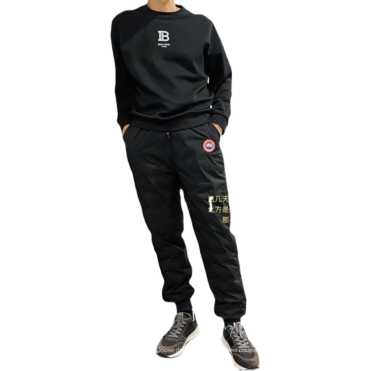 2022 Goose down Pants for Men and Women Couples Gift Box Casual Trendy Warm Pants Winter Windproof Pants down Pants