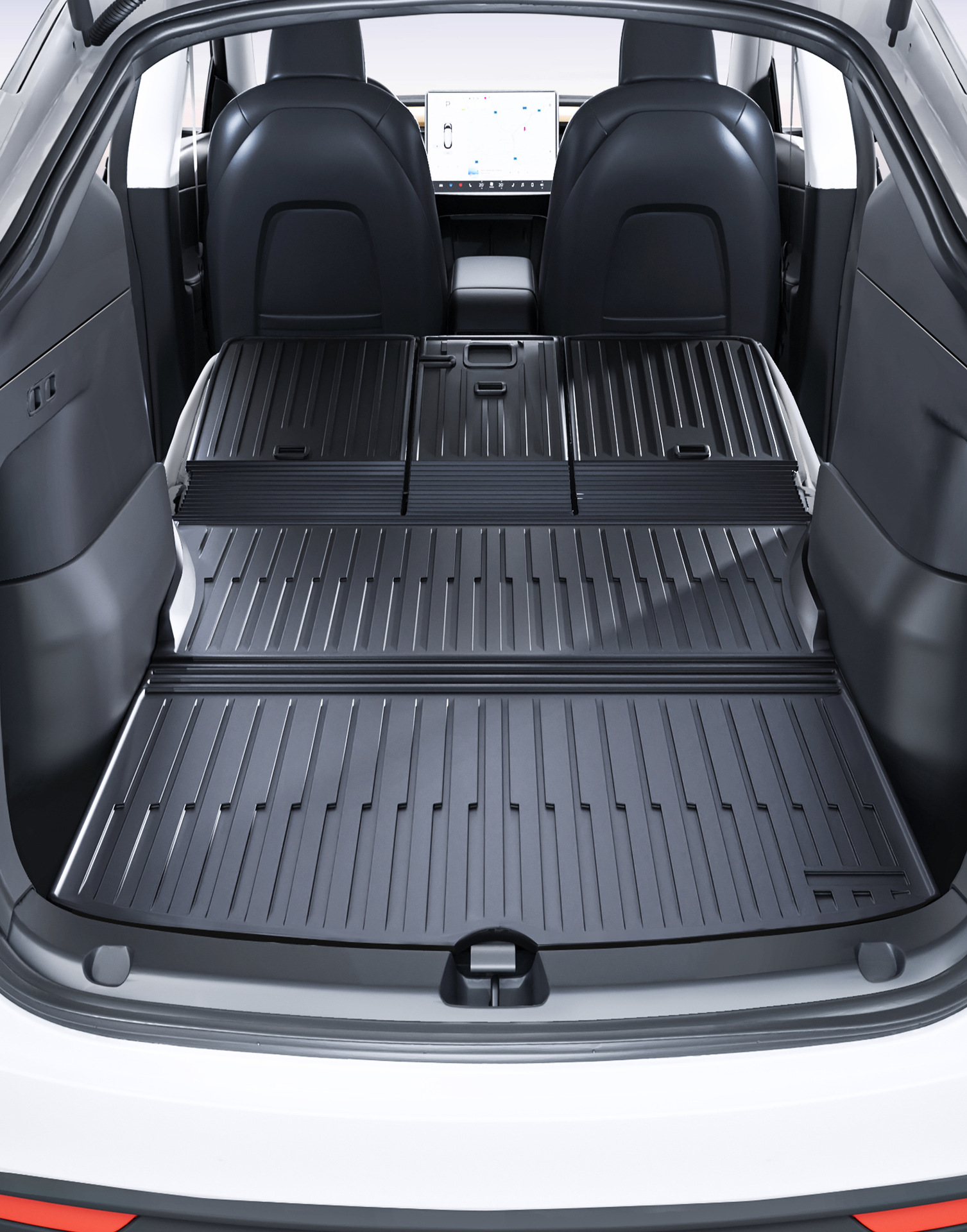 Suitable for the New Version of Tesla Model Y Trunk Mat Tpe Front and Rear Trunk Mat Modified Interior Accessories Wholesale