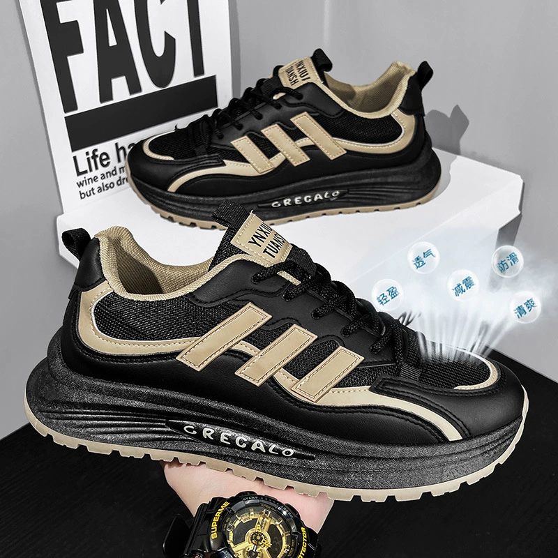 Men's design sports shoes for leisure, universal high footwear platform, high-end
