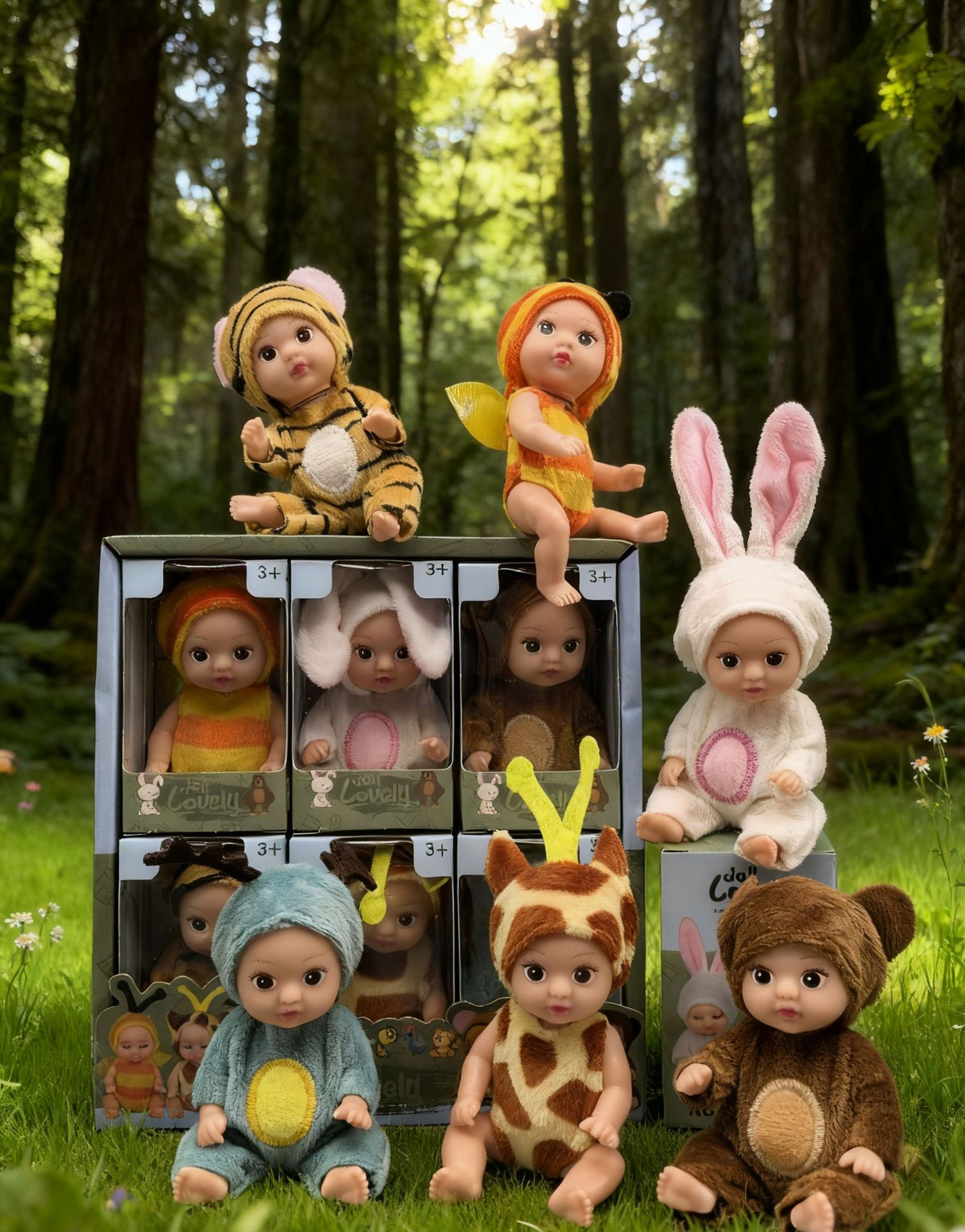 Muñecas transfronterizas renacidas, 6 muñecas de emoción, muñecas BJD, muñecas de juguetes, comercio exterior, exclusivo transfronterizo.