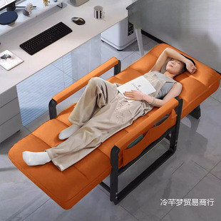 Recliner Office Lunch Break Nap Home Folding Back Chair Computer Chair Can Sit and Lie down Dual-Purpose Lazy Sofa Chair